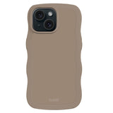 Holdit iPhone 15 Plus / 14 Plus Wavy Cover - Mocha Brown