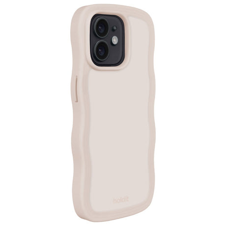 Holdit iPhone 12 / 12 Pro Wavy Cover - Light Beige