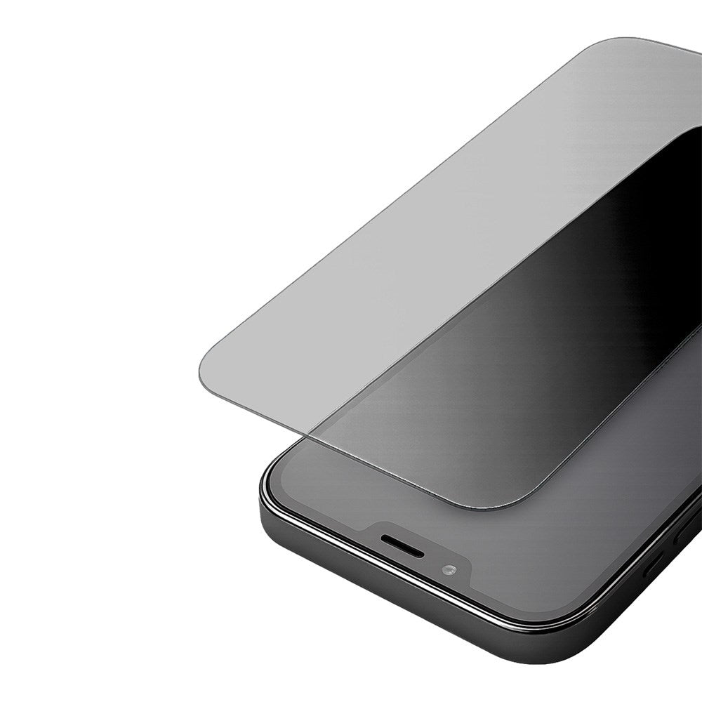 iPhone 15 Pro Holdit Hærdet Glas 9H Skærmbeskyttelse m. Privacy Funktion - Sort Kant