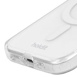 Holdit iPhone 15 / 14 / 13 MagSafe Cover - Transparent / White