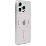 Holdit iPhone 15 Pro Max MagSafe Cover - Transparent / Pink