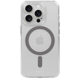 Holdit iPhone 15 Pro MagSafe Cover - Transparent / Space Grey