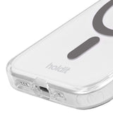 Holdit iPhone 15 Pro Max MagSafe Cover - Transparent / Space Grey