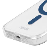 Holdit iPhone 12 / 12 Pro MagSafe Cover - Transparent / Denim Blue