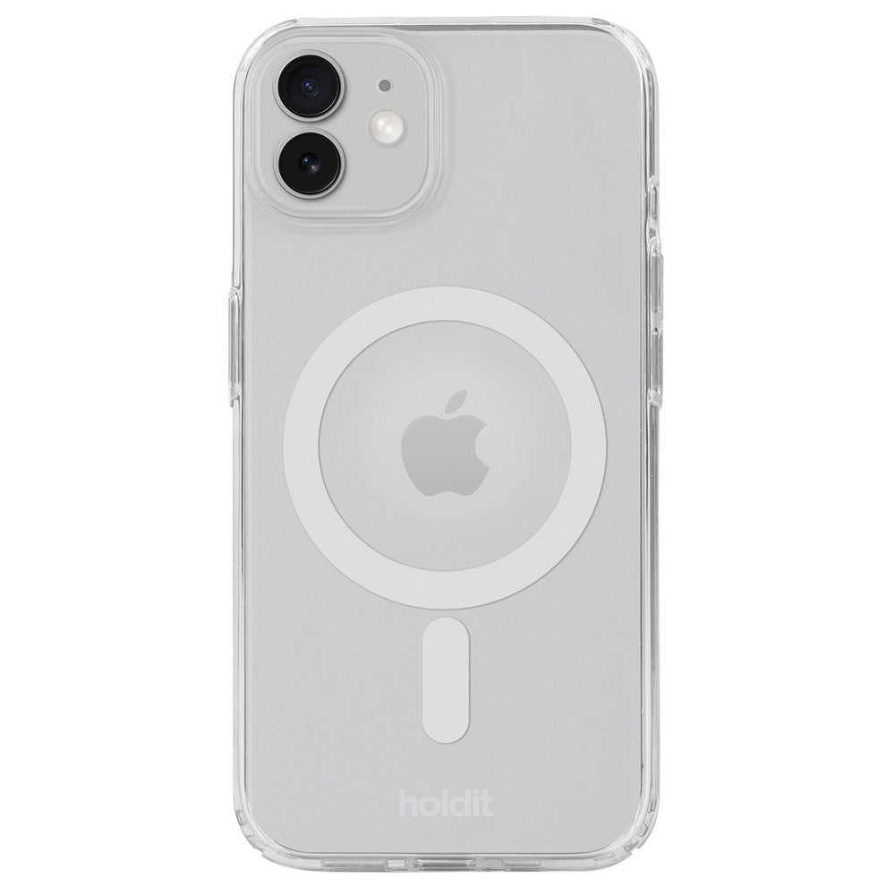 Holdit iPhone 12 / 12 Pro MagSafe Cover - Transparent / White