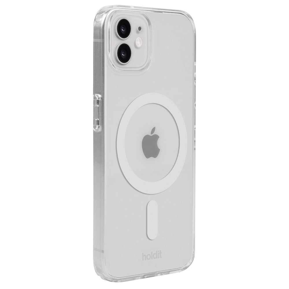 Holdit iPhone 12 / 12 Pro MagSafe Cover - Transparent / White