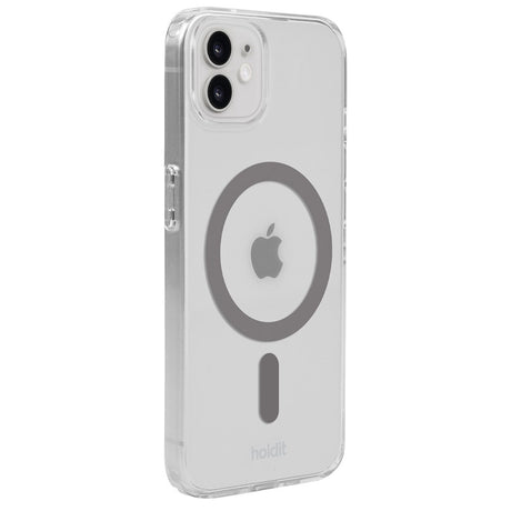 Holdit iPhone 12 / 12 Pro MagSafe Cover - Transparent / Space Grey