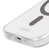 Holdit iPhone 12 / 12 Pro MagSafe Cover - Transparent / Space Grey