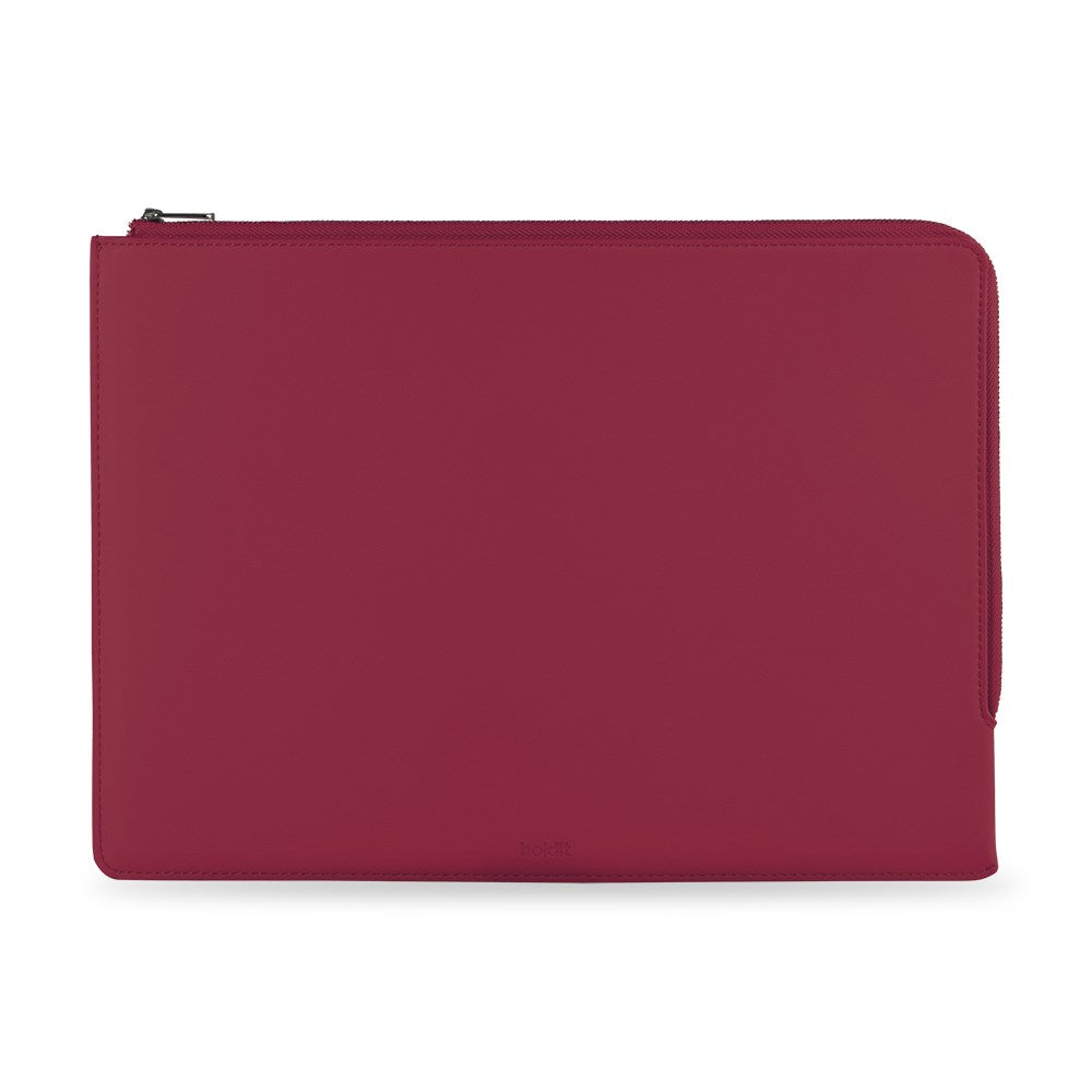 Holdit Læder Laptop Case 14" (32,5 x 22.7 x 1.7 cm) - Red Velvet