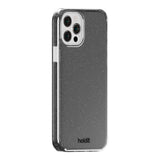 iPhone 12 / 12 Pro Holdit Glitter Mobil Cover - Sort