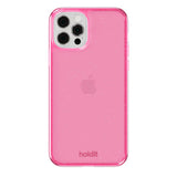 iPhone 12 / 12 Pro Holdit Glitter Mobil Cover - Lyserød