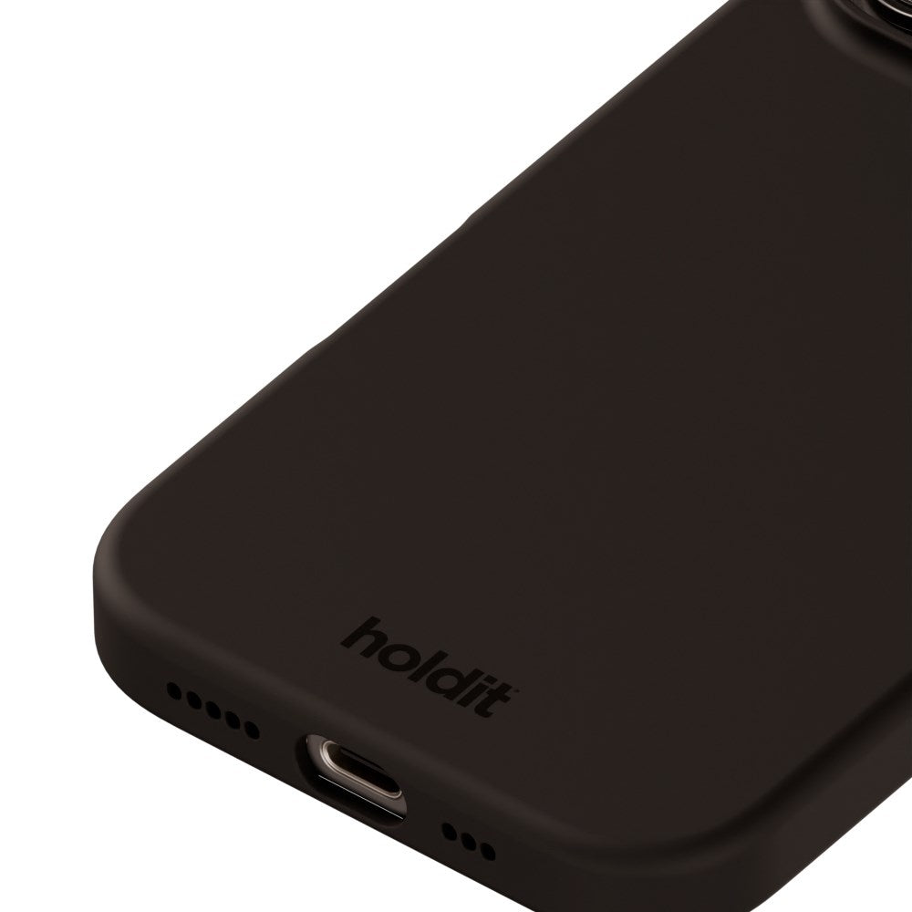 Holdit iPhone 16 Pro Soft Touch Silikone Cover - Black