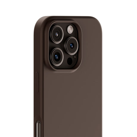 Holdit iPhone 16 Pro Max Soft Touch Silikone Cover - Chocolate