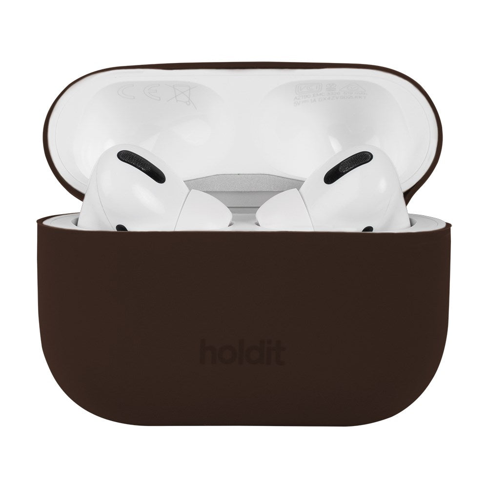 Holdit Nygård Silikone Cover Til AirPods Pro - Chocolate