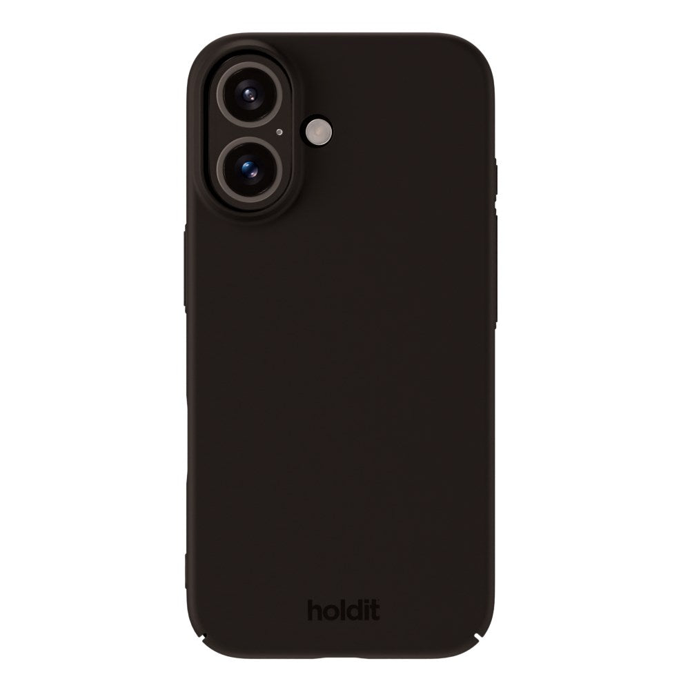 Holdit iPhone 16 Slim Plastic Case - Black