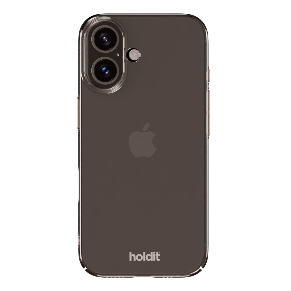 Holdit iPhone 16 Slim Plastic Case - Transparent