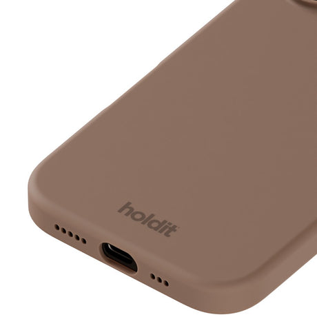 Holdit iPhone 16 Soft Touch Silikone Cover - Mocha Brown