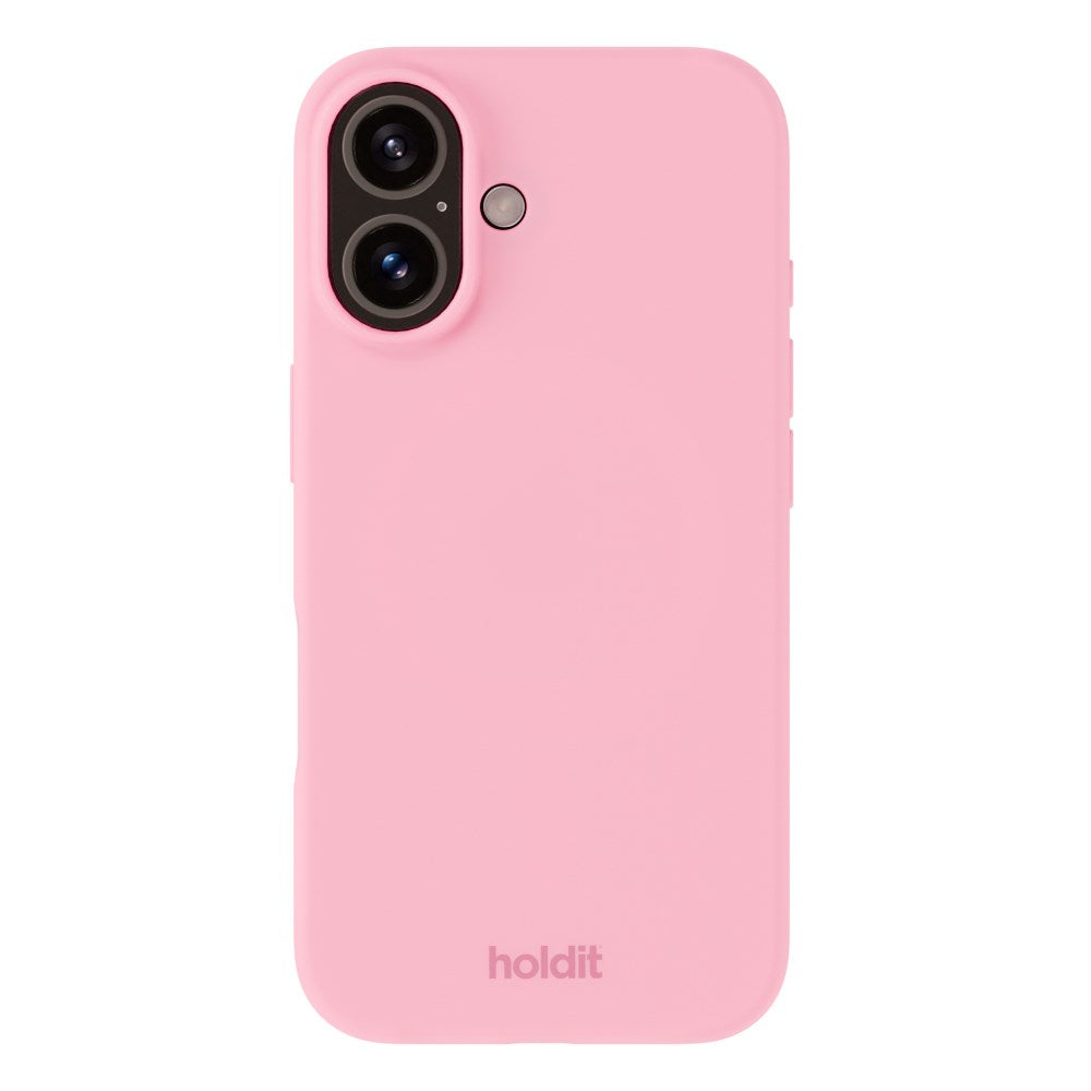 Holdit iPhone 16 Soft Touch Silikone Cover - Pink