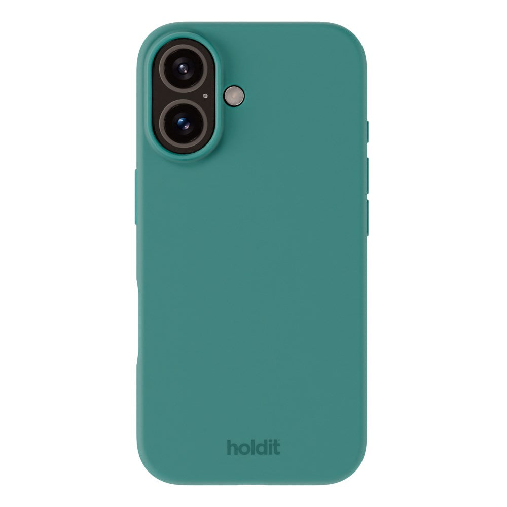 Holdit iPhone 16 Soft Touch Silikone Cover - Moss Green