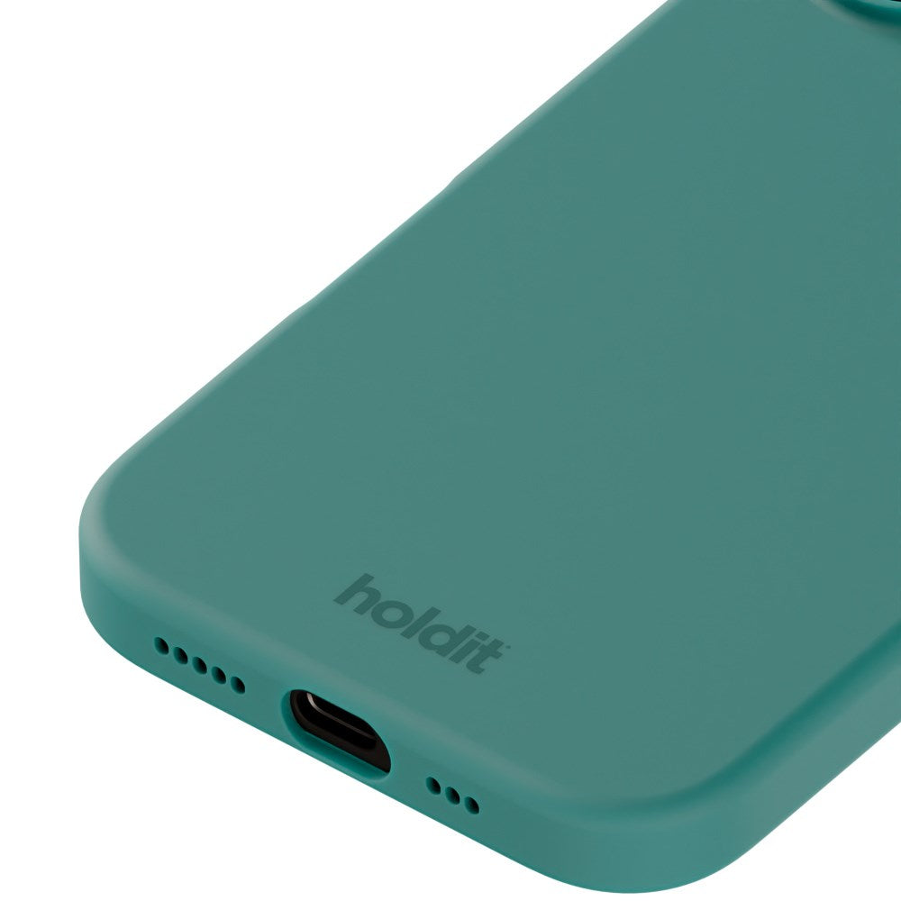 Holdit iPhone 16 Soft Touch Silikone Cover - Moss Green