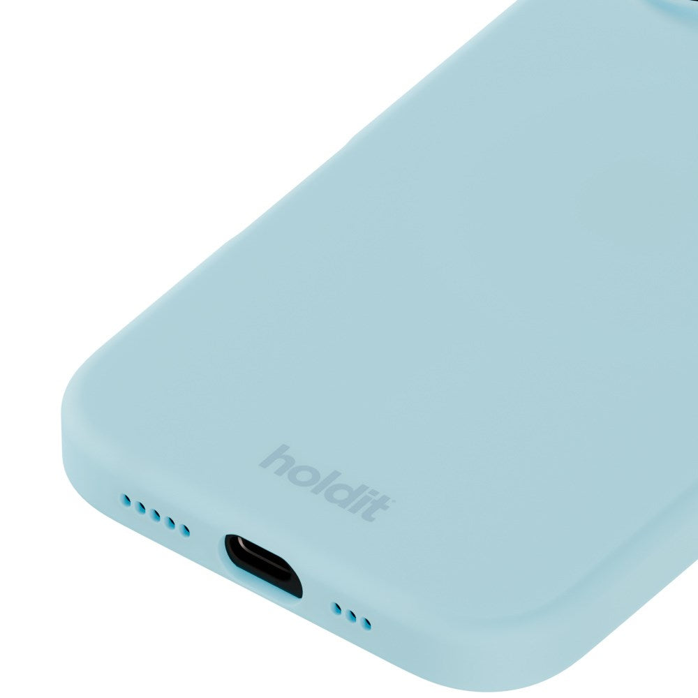 Holdit iPhone 16 Soft Touch Silikone Cover - Mineral Blue