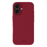 Holdit iPhone 16 Soft Touch Silikone Cover - Red Velvet