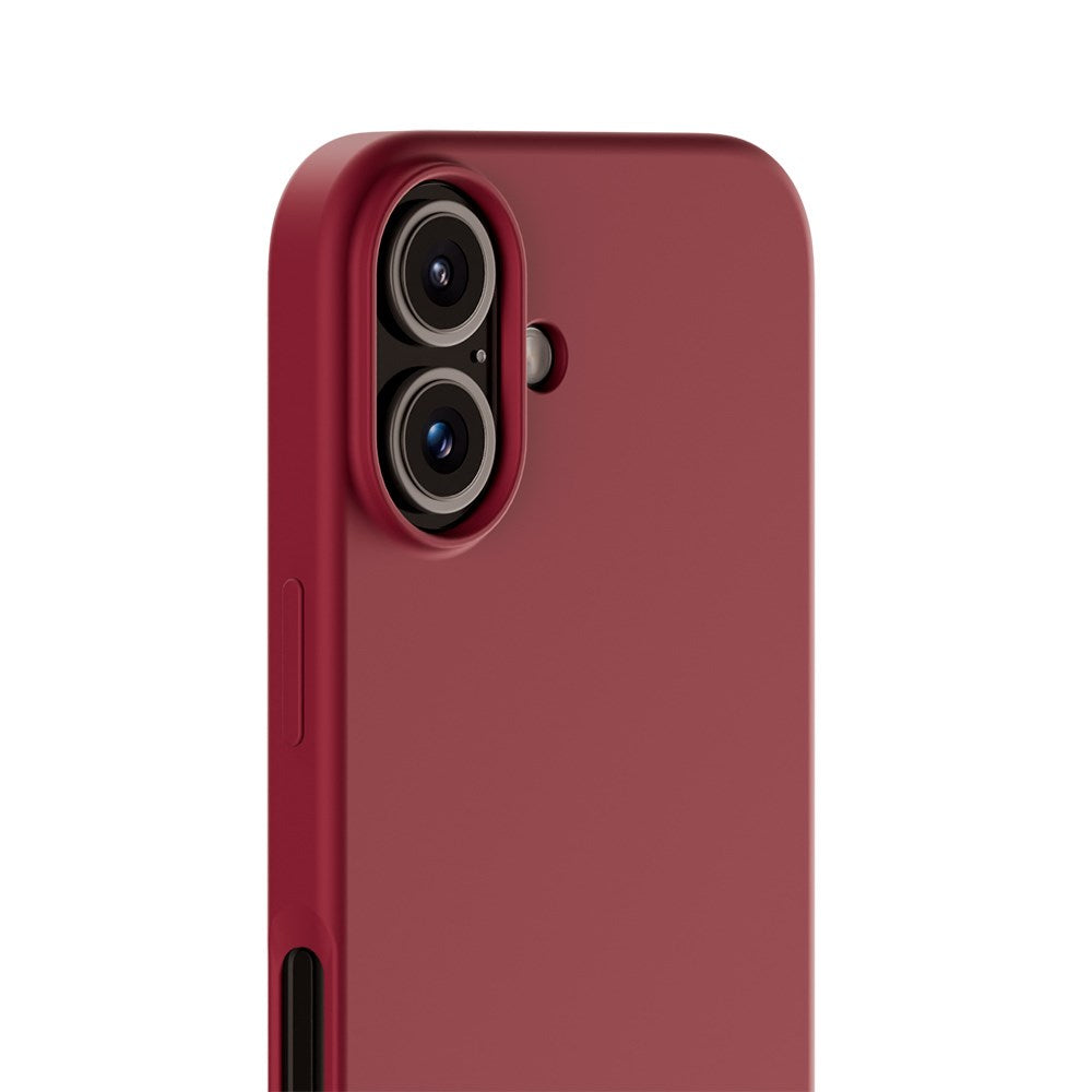 Holdit iPhone 16 Soft Touch Silikone Cover - Red Velvet