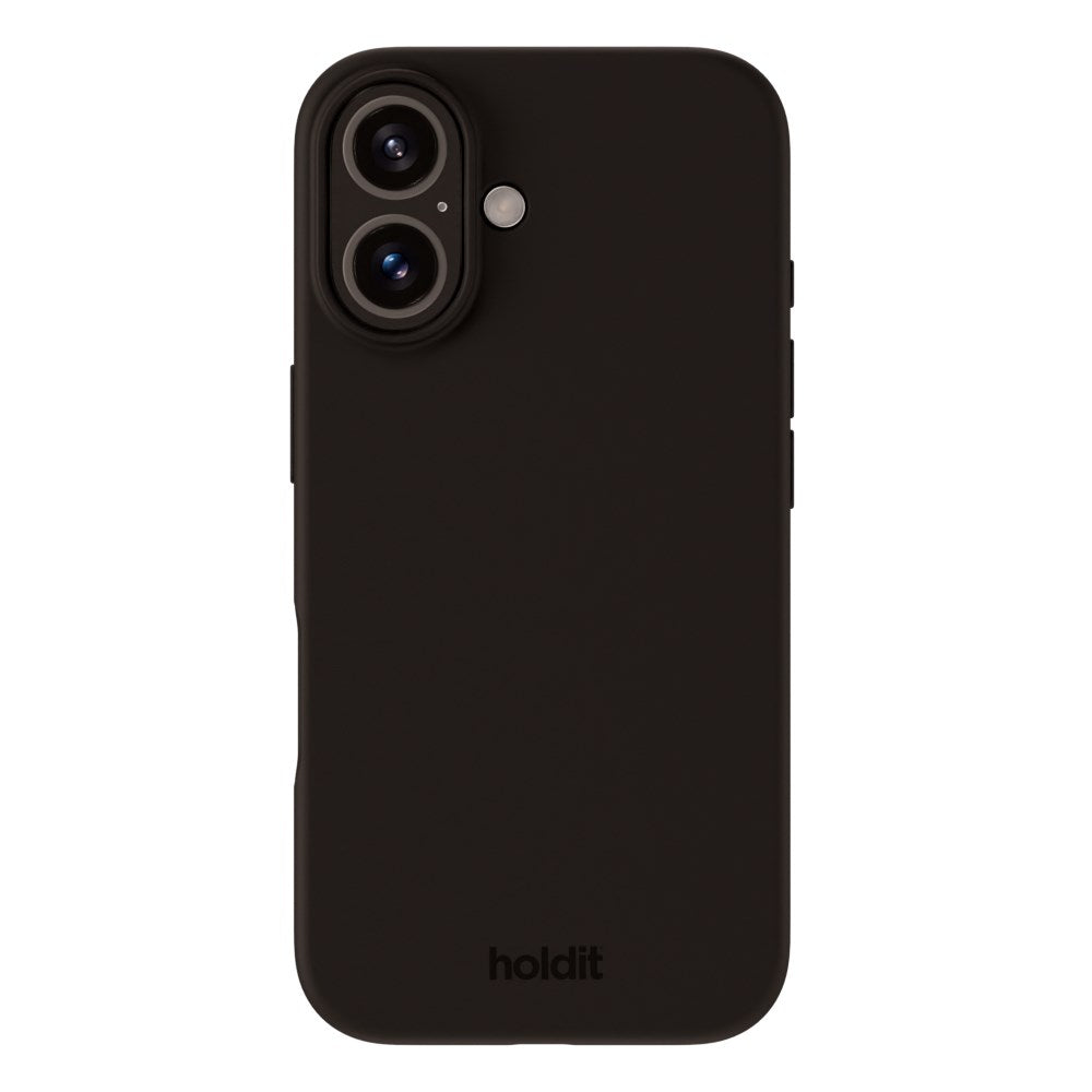 Holdit iPhone 16 Plus Soft Touch Silikone Cover - Black