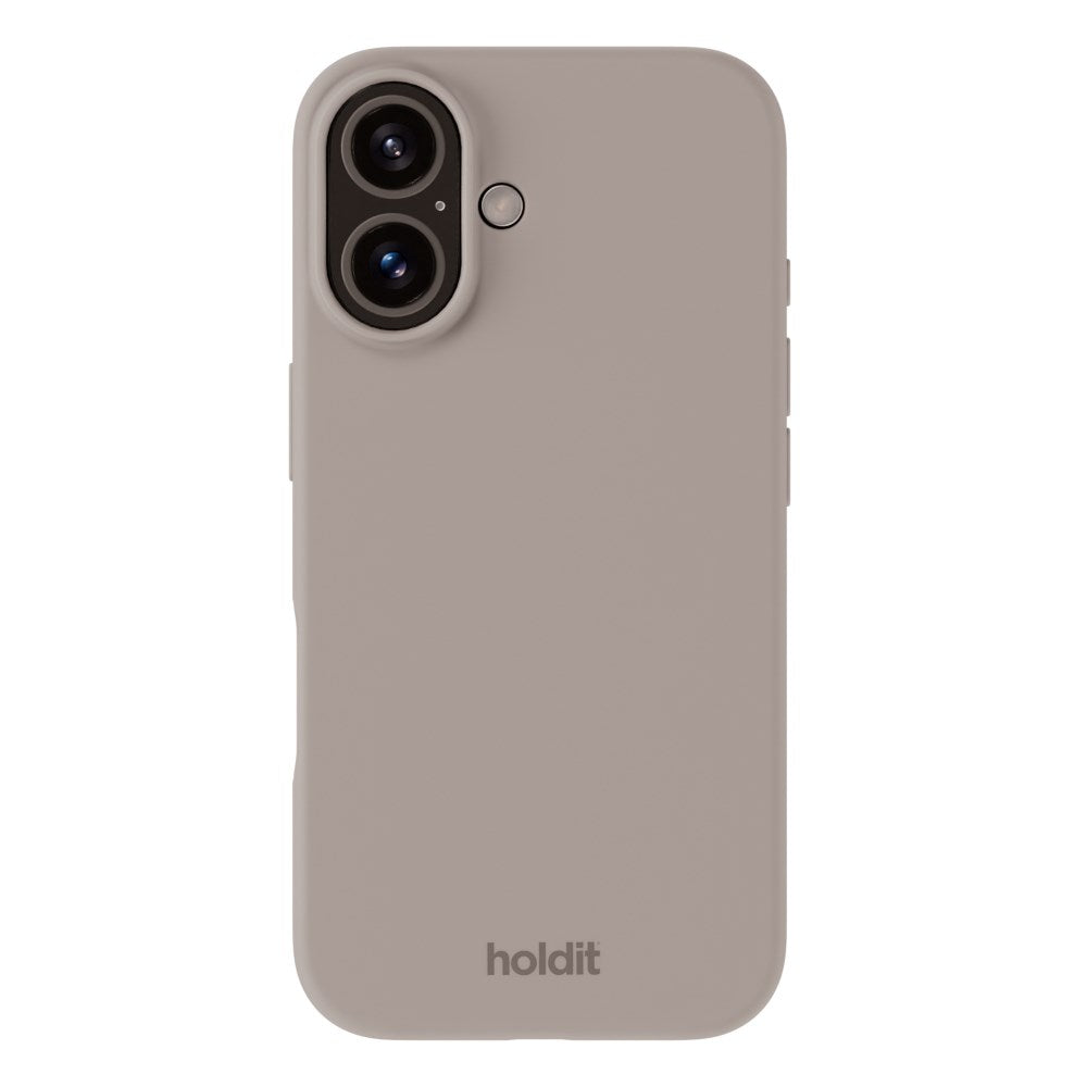 Holdit iPhone 16 Plus Soft Touch Silikone Cover - Taupe