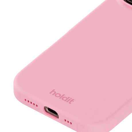 Holdit iPhone 16 Pro Soft Touch Silikone Cover - Pink