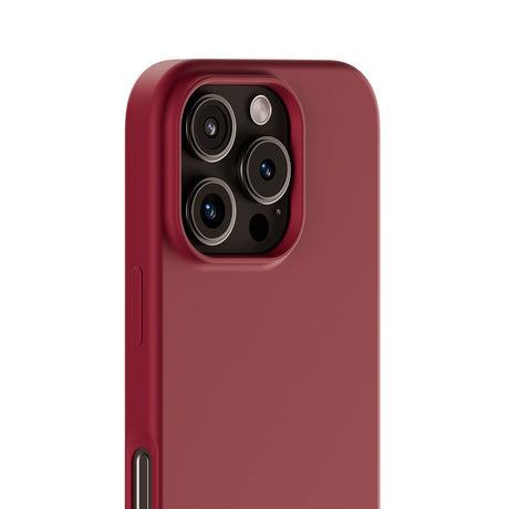 Holdit iPhone 16 Pro Soft Touch Silikone Cover - Red Velvet