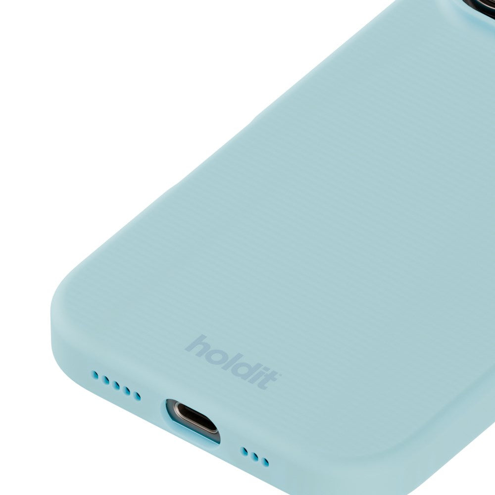 Holdit iPhone 16 Pro Max Soft Touch Silikone Cover - Mineral Blue