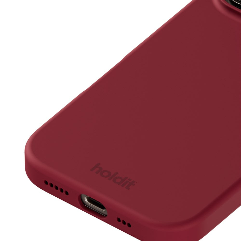 Holdit iPhone 16 Pro Max Soft Touch Silikone Cover - Red Velvet