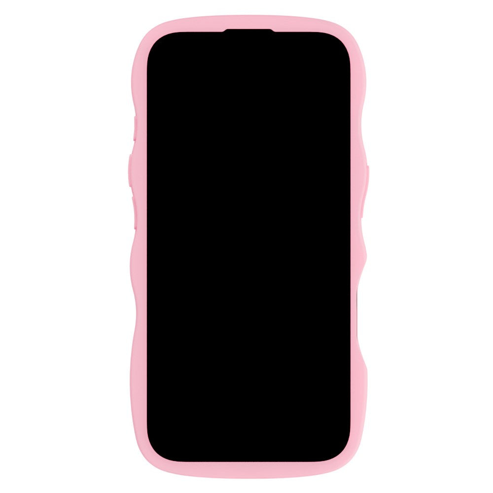 Holdit iPhone 16 Wavy Cover - Pink