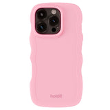 Holdit iPhone 16 Pro Wavy Cover - Pink