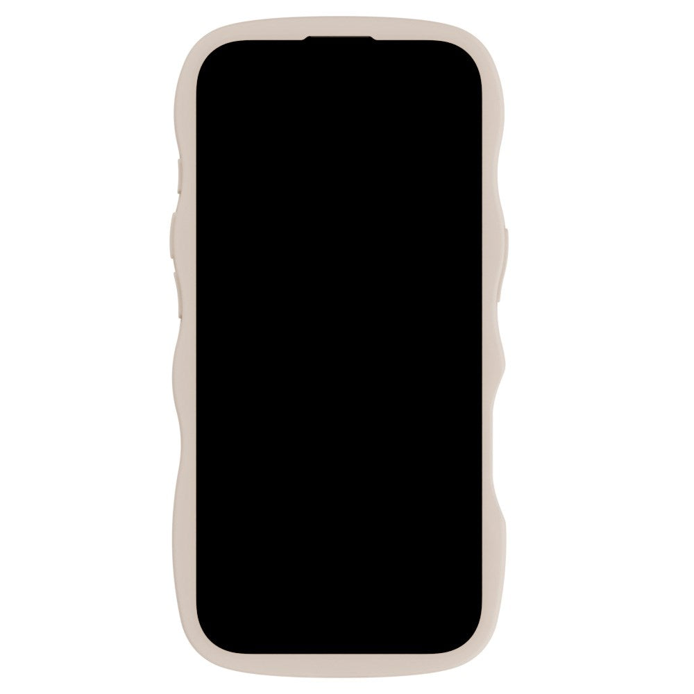 Holdit iPhone 16 Pro Wavy Cover - Light Beige