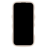 Holdit iPhone 16 Pro Wavy Cover - Light Beige