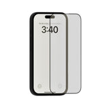 iPhone 16 Pro Max Holdit Hærdet Glas Skærmbeskyttelse 9H - Sort Kant