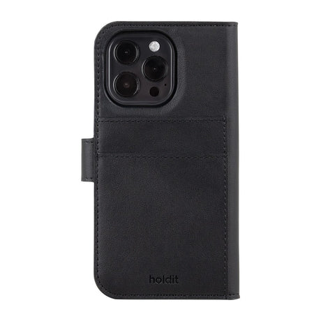 Holdit iPhone 16 Pro Max Wallet Case Magnet Plus - Flip Cover - Black