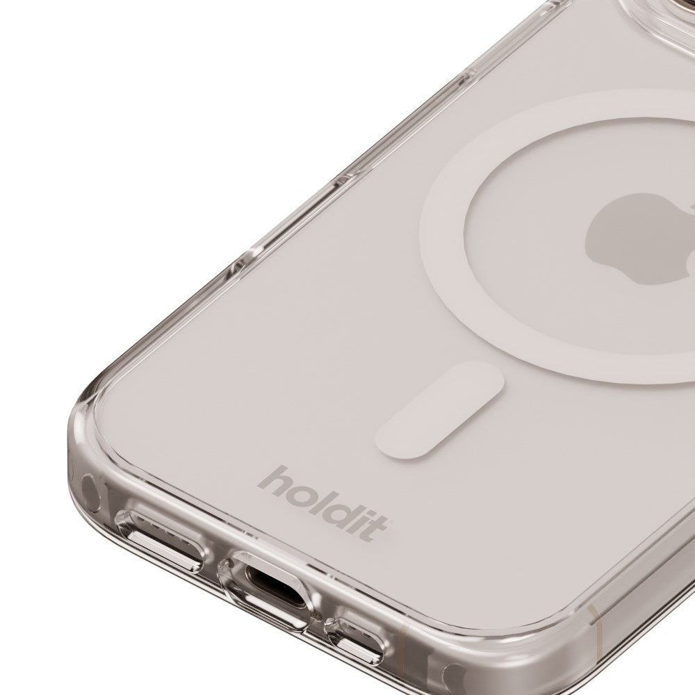 Holdit iPhone 16 Pro MagSafe Cover - Transparent / White