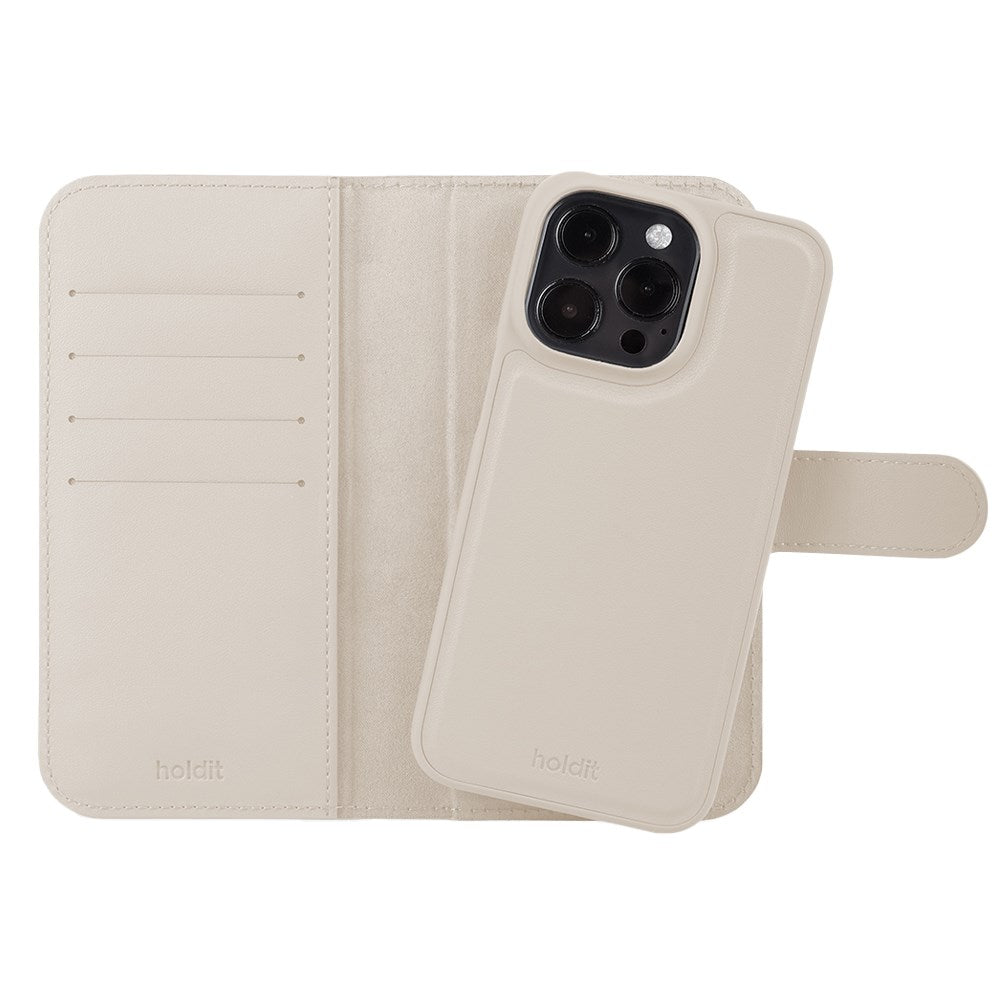 Holdit iPhone 12 / 12 Pro Wallet Magnet Plus Case - Beige