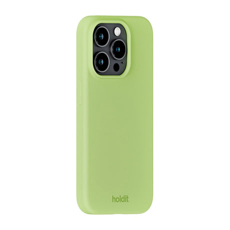 Holdit iPhone 15 Pro Soft Touch Silikone Cover - Matcha