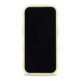 Holdit iPhone 12 / 12 Pro Wavy Cover - Lemonade / Transparent
