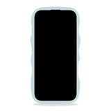 Holdit iPhone 16 Pro Max Wavy Cover - Mineral Blue / Transparent