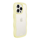 Holdit iPhone 15 Pro Max Wavy Cover - Lemonade / Transparent