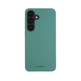Holdit Samsung Galaxy S25 Soft Touch Silikone Cover - Moss Green