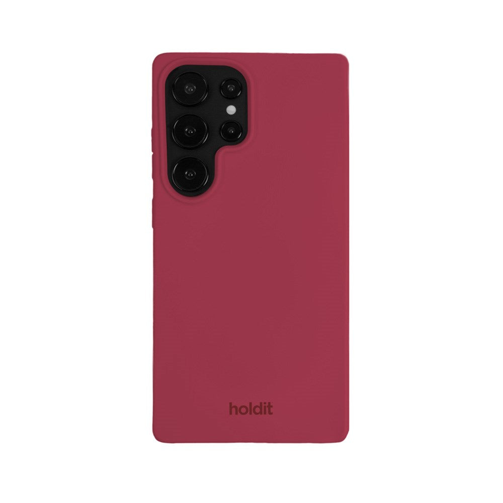 Holdit Samsung Galaxy S25 Ultra Soft Touch Silikone Cover - Red Velvet