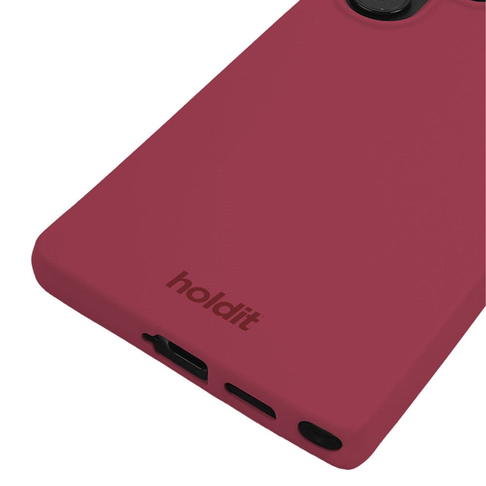 Holdit Samsung Galaxy S25 Ultra Soft Touch Silikone Cover - Red Velvet