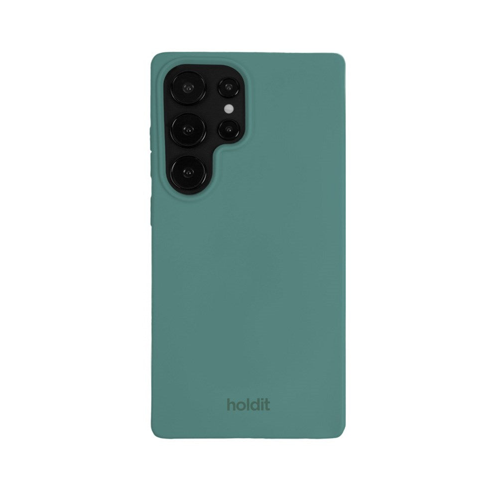 Holdit Samsung Galaxy S25 Ultra Soft Touch Silikone Cover - Moss Green