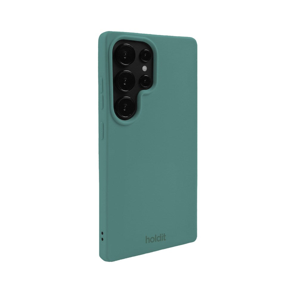Holdit Samsung Galaxy S25 Ultra Soft Touch Silikone Cover - Moss Green